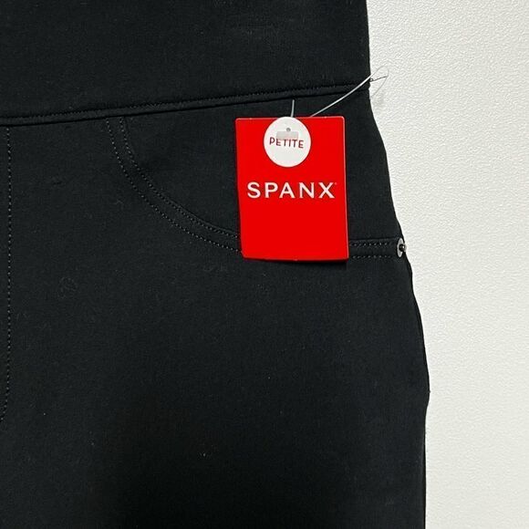NWT Spanx The Perfect 4 Pocket Ankle Pant Black Sz M Petite - Picture 10 of 10